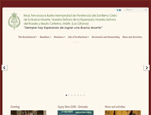 Tablet Screenshot of hermandadgitanosdeutrera.com